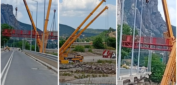 Προχωρούν εντατικά οι εργασίες στη γέφυρα Διάβας